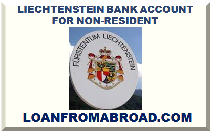 LIECHTENSTEIN BANK ACCOUNT FOR NON-RESIDENT